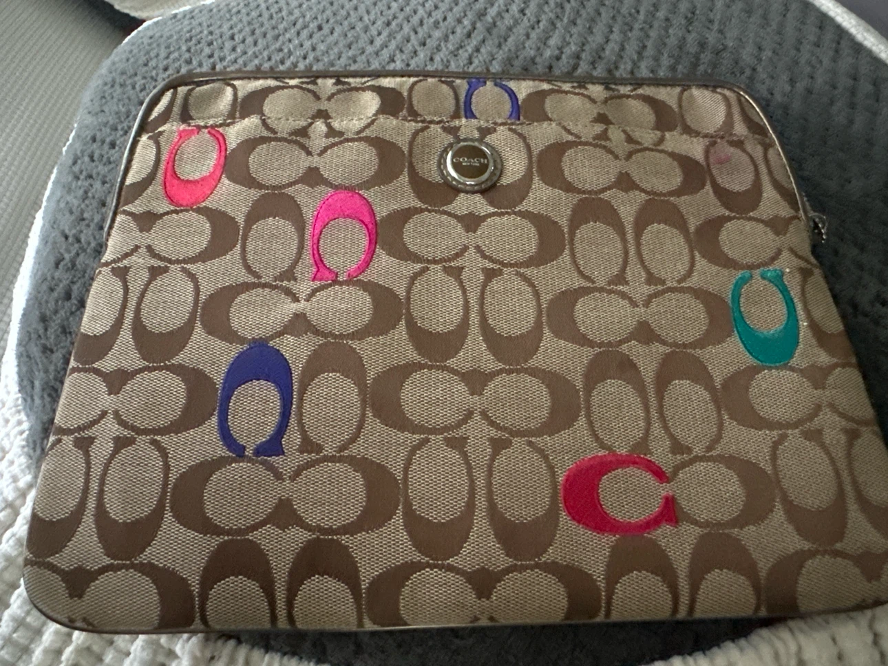 Coach Monogram tablet case