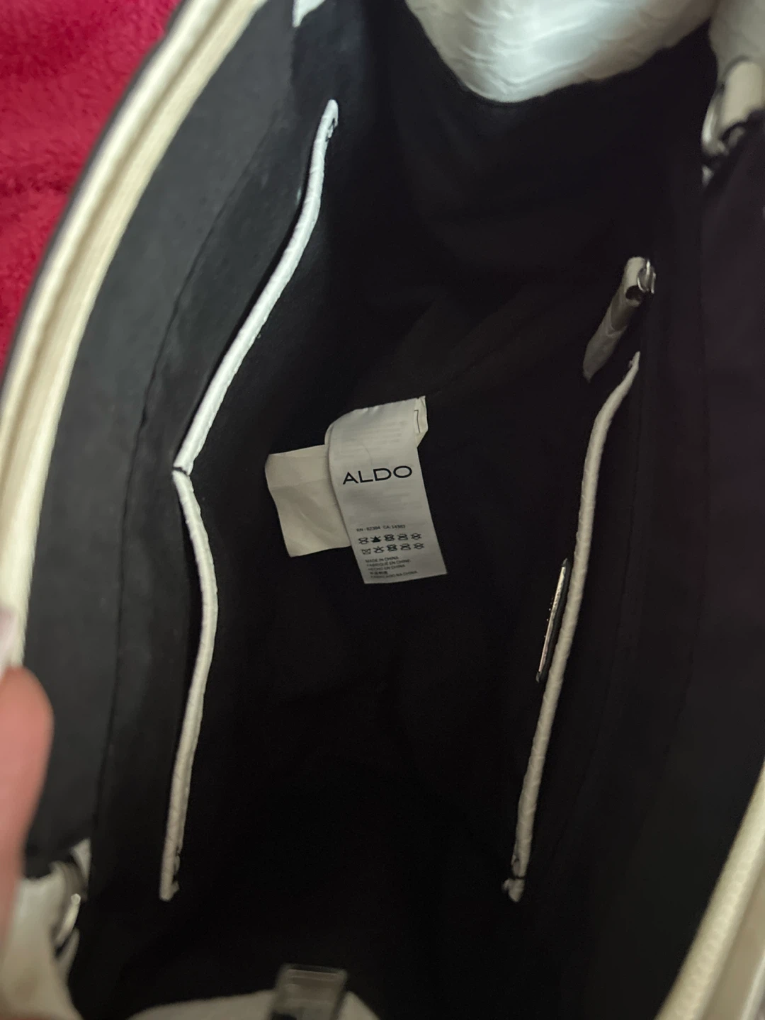 White ALDO Handbag with Studs - photo 4