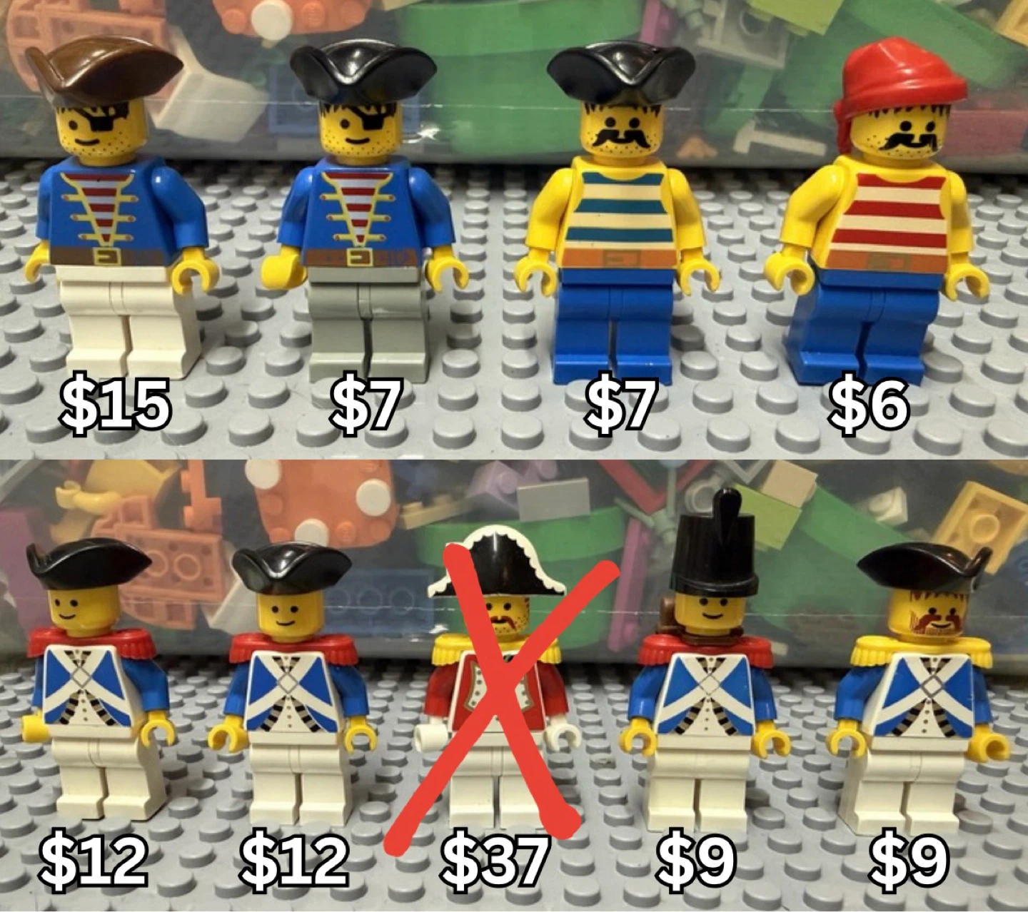 Lego Minifigures - Pirates & Soldiers