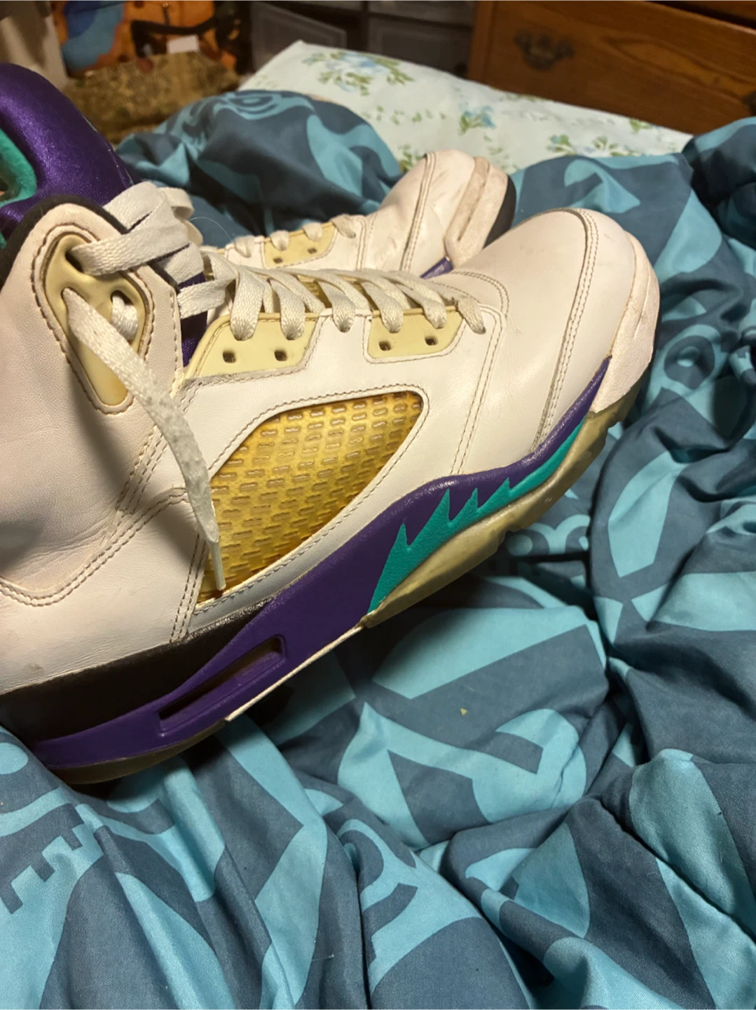Jordan 5 "Grape" Sneakers - photo 2