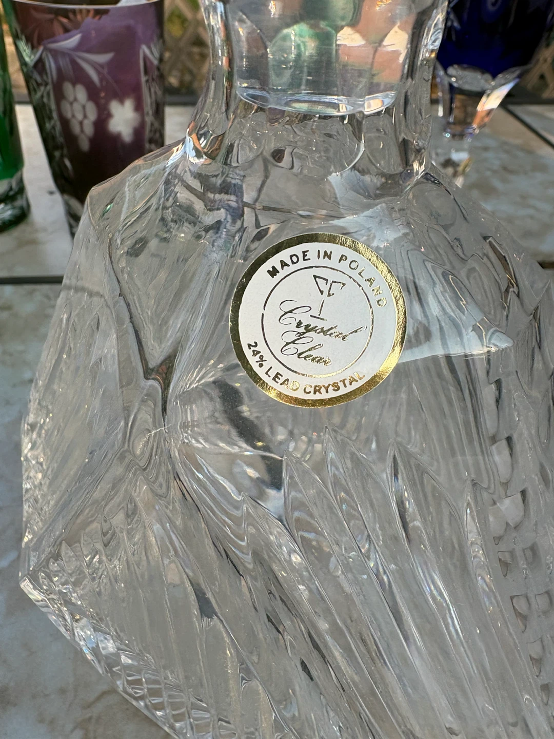 Crystal Clear 24% Lead Crystal Decanter - photo 2