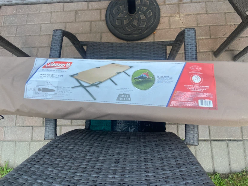 Coleman Trailhead cot