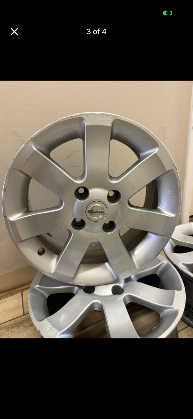 Nissan Alloy Wheels (Set of 4) off of 2008 Sentra