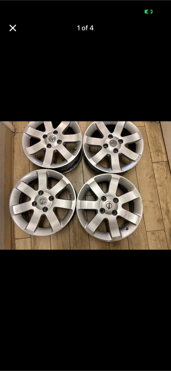 Nissan Alloy Wheels (Set of 4) off of 2008 Sentra - photo 2