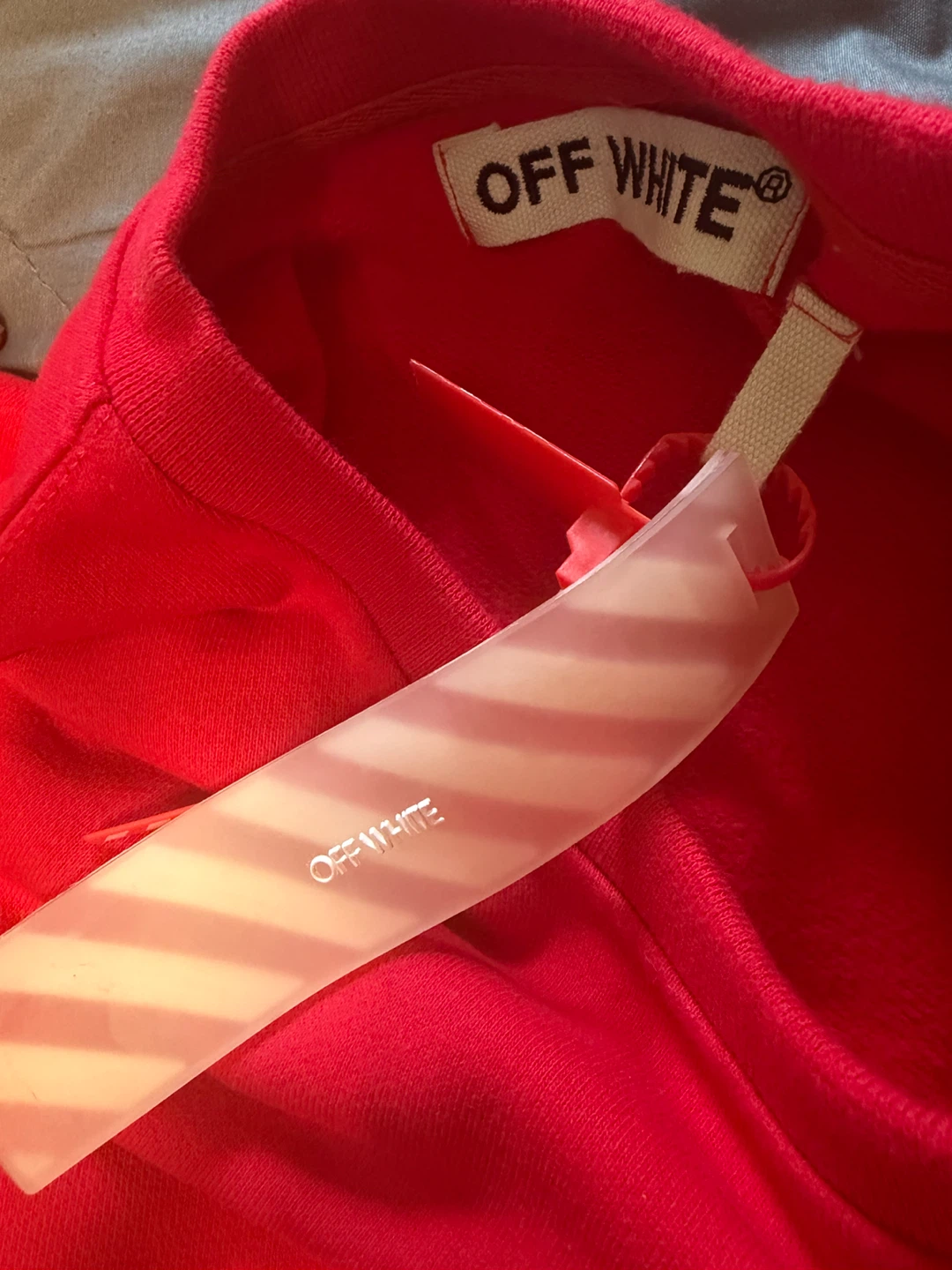 Off-White Red Sweatshirt - photo 2