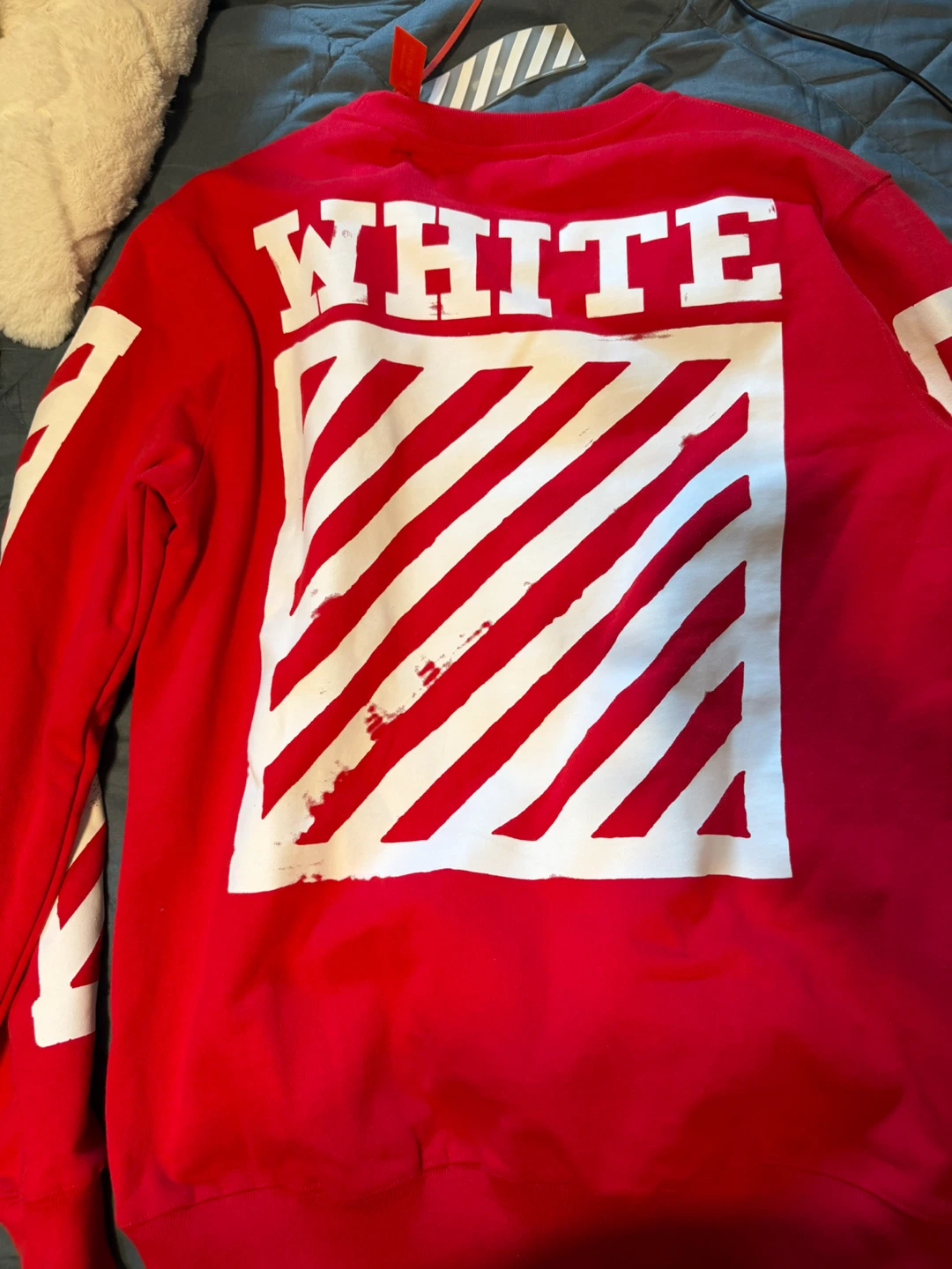 Off-White Red Sweatshirt - photo 3