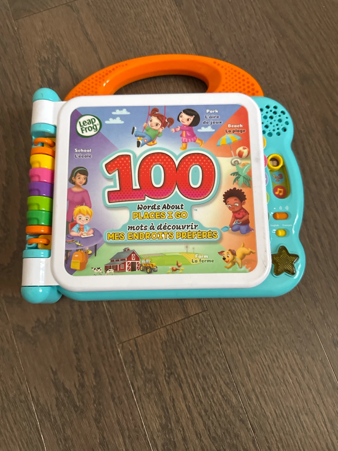 LeapFrog 100 Words About Places I Go Electronic Learning Book