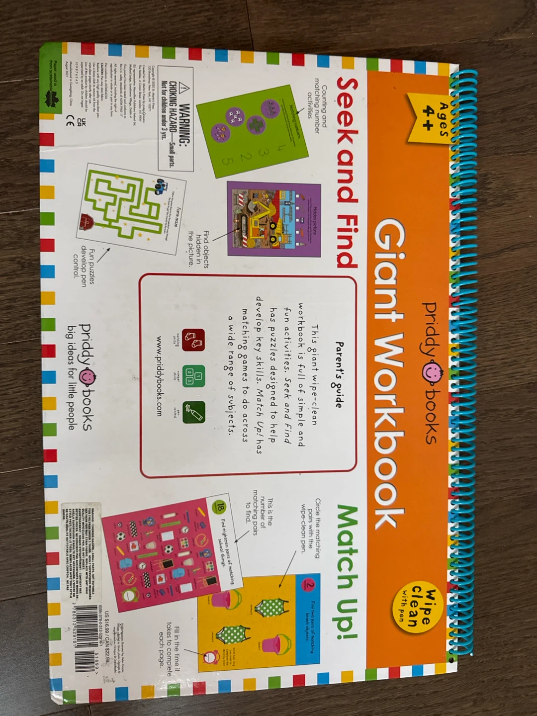 Priddy Books Seek and Find Giant Workbook