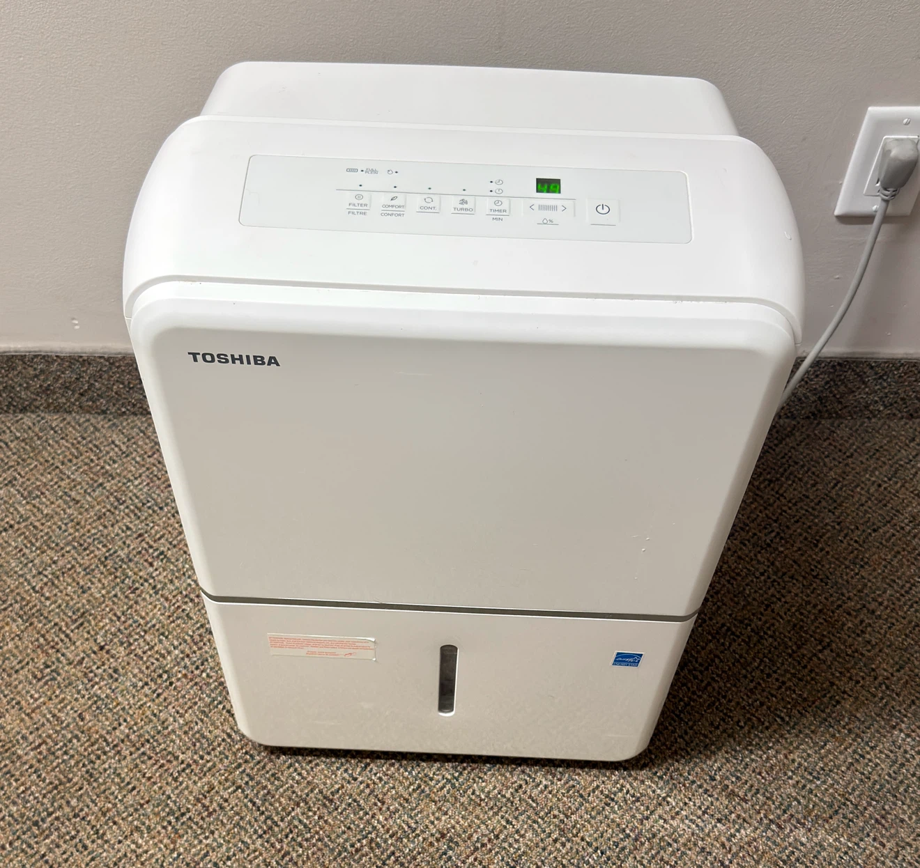 Toshiba 50 Pint Dehumidifier | Turbo Mode | Works Great - photo 2