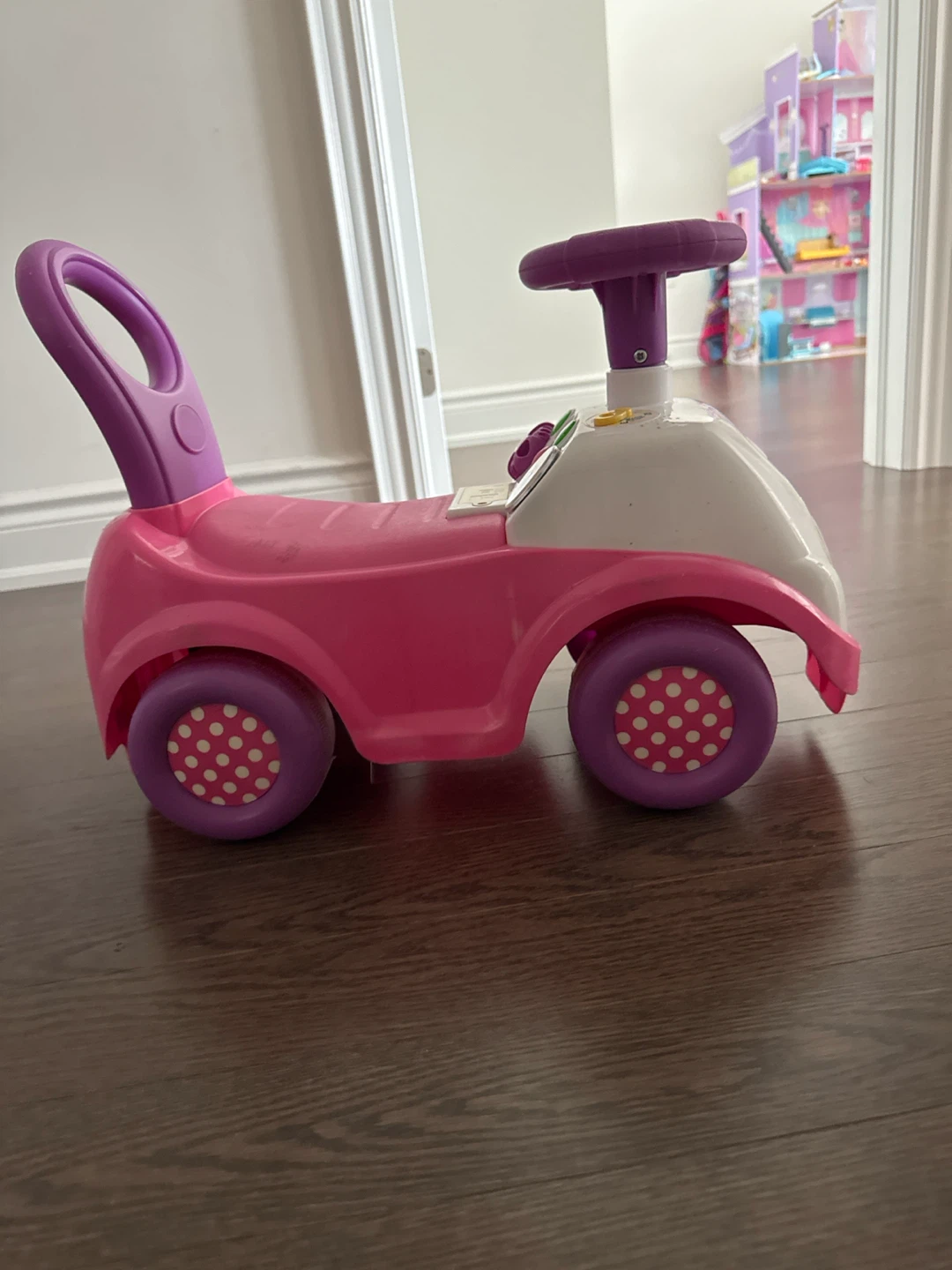 Kids Ride-On Car with Push Handle