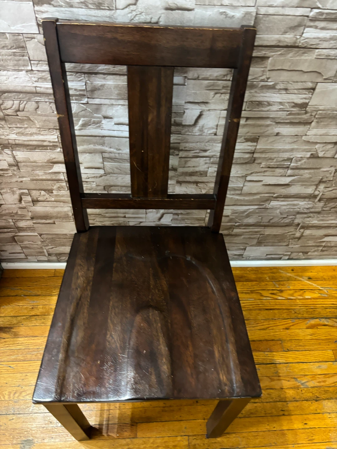 Dark Wood Dining Chair