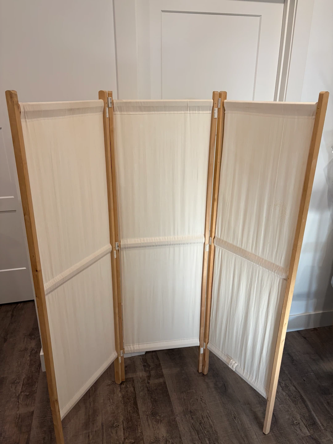 Room divider three-panel