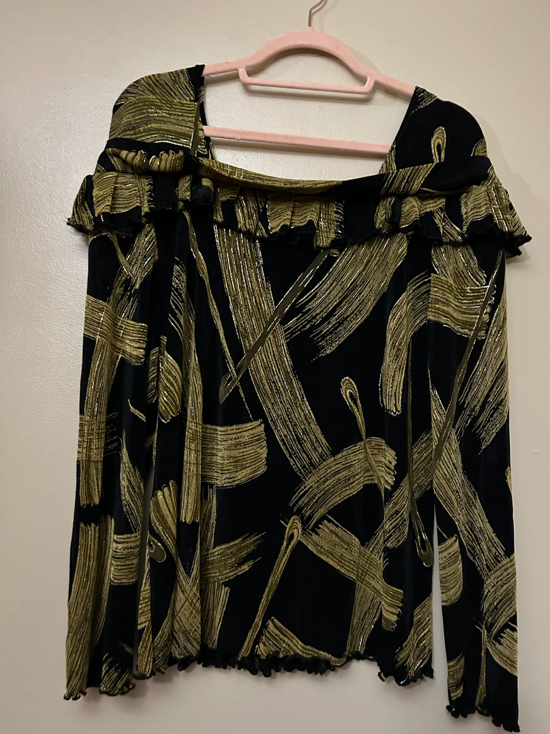 Artex Collection Gold and Black Blouse