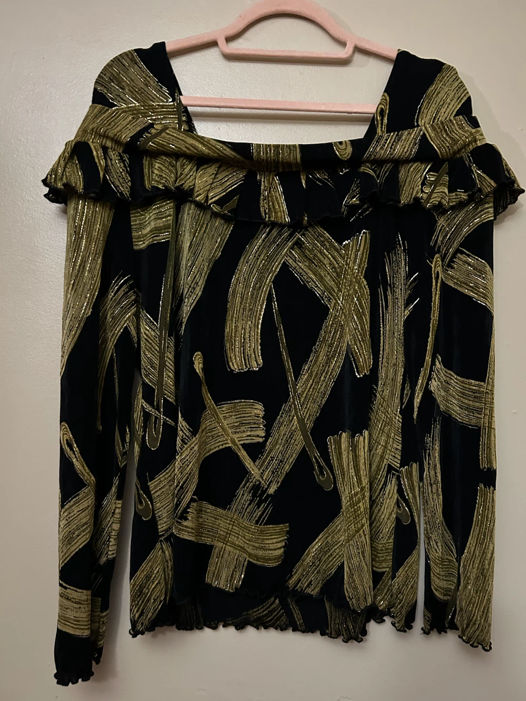 Artex Collection Gold and Black Blouse - photo 2
