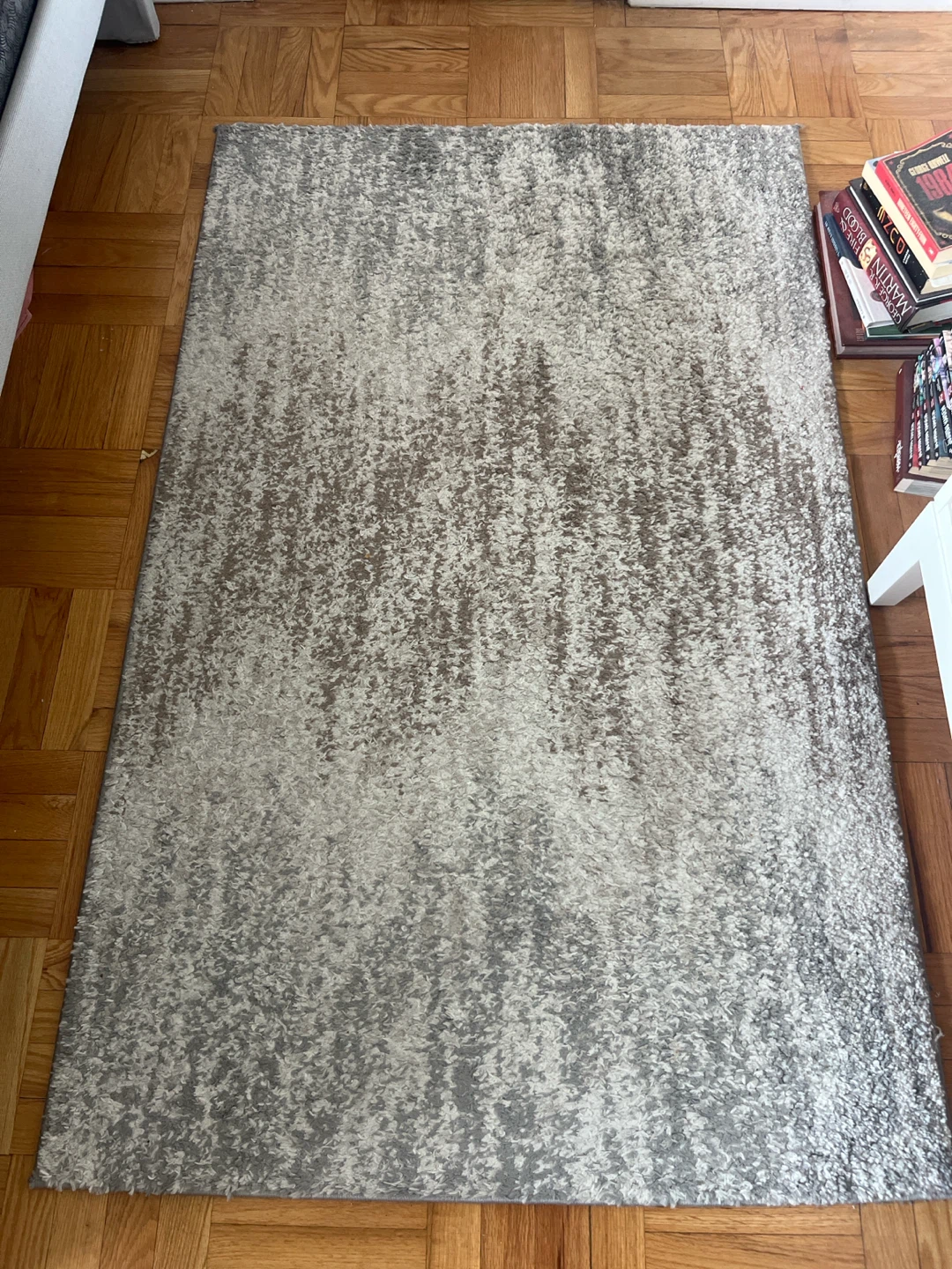 Grey Shag Area Rug