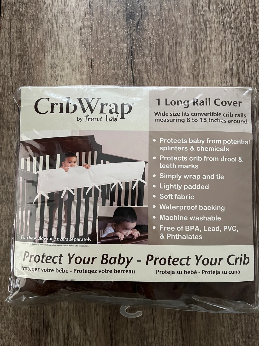 Trend Lab CribWrap Long Rail Cover