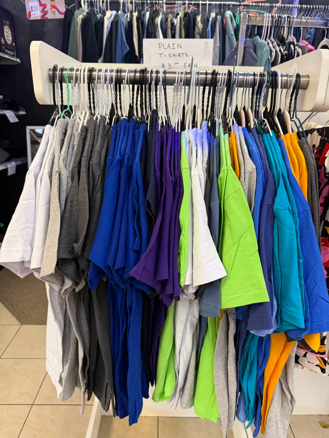 Plain T-Shirts - Assorted Colours