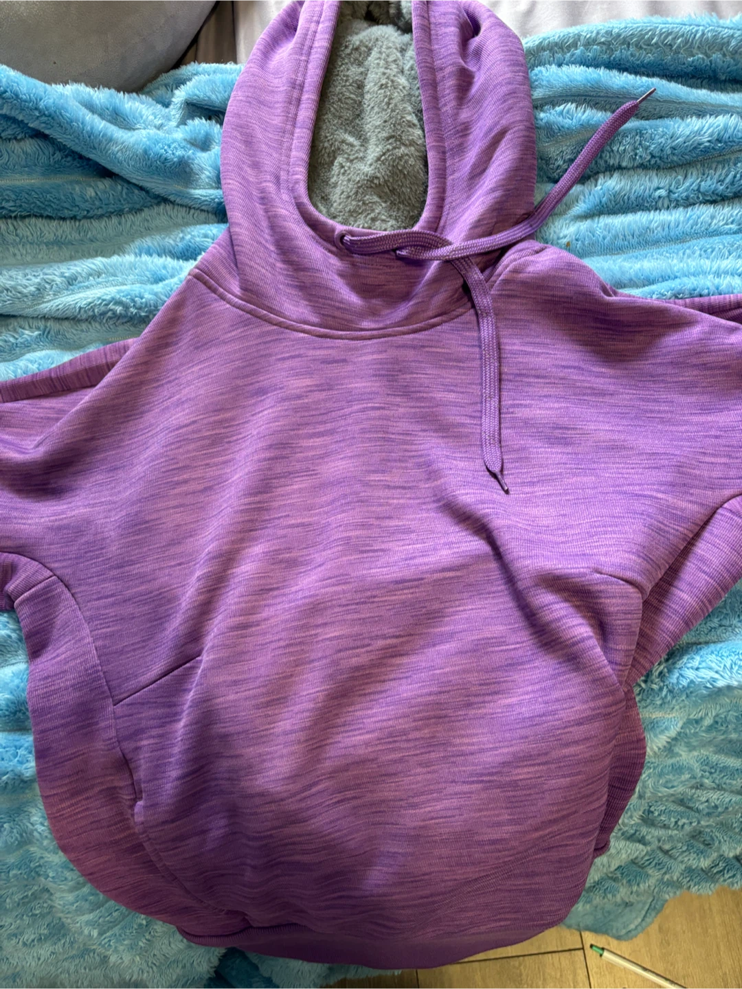 ACX Active Purple Faux Fur Lined Hoodie