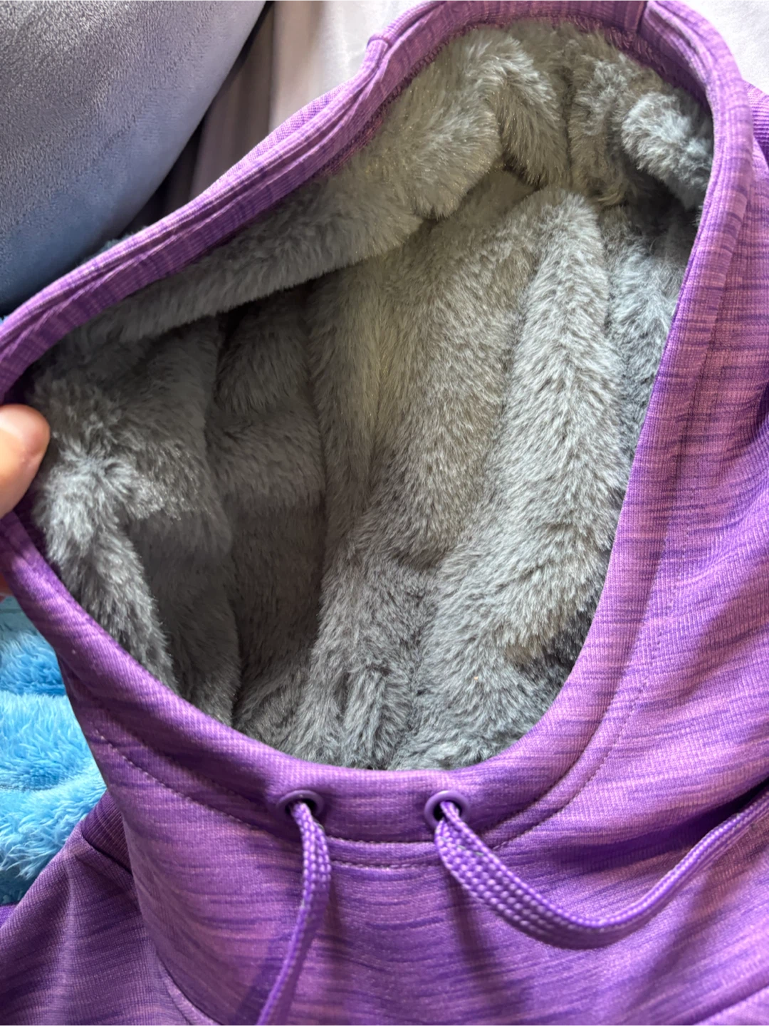 ACX Active Purple Faux Fur Lined Hoodie - photo 2