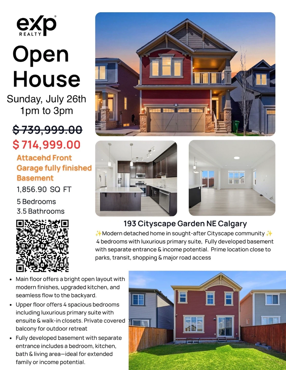 Calgary NE House for sale - 5 Bed, 3.5 Bath House