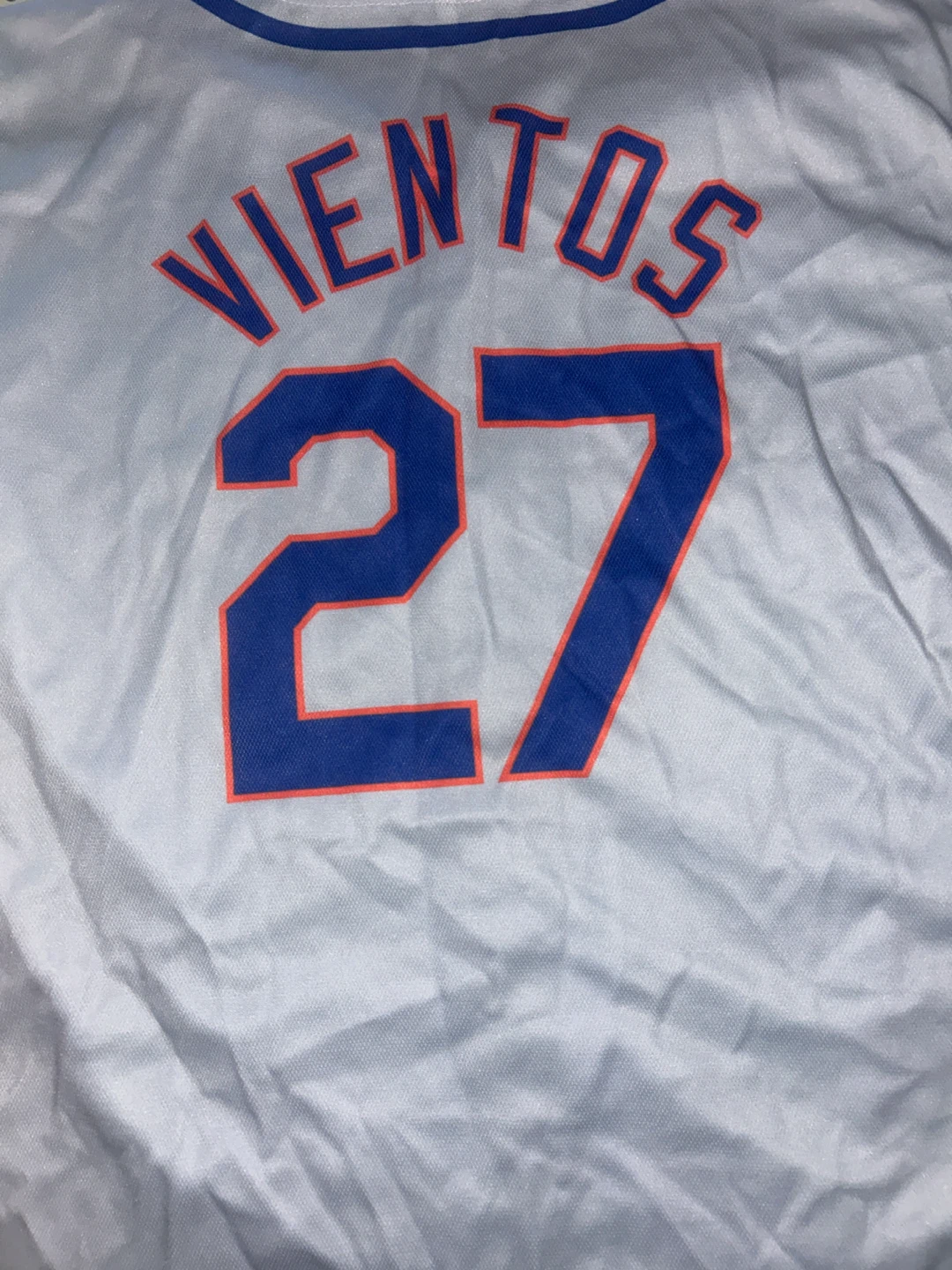 Mark Vientos Mets Away Jersey Size M - photo 2
