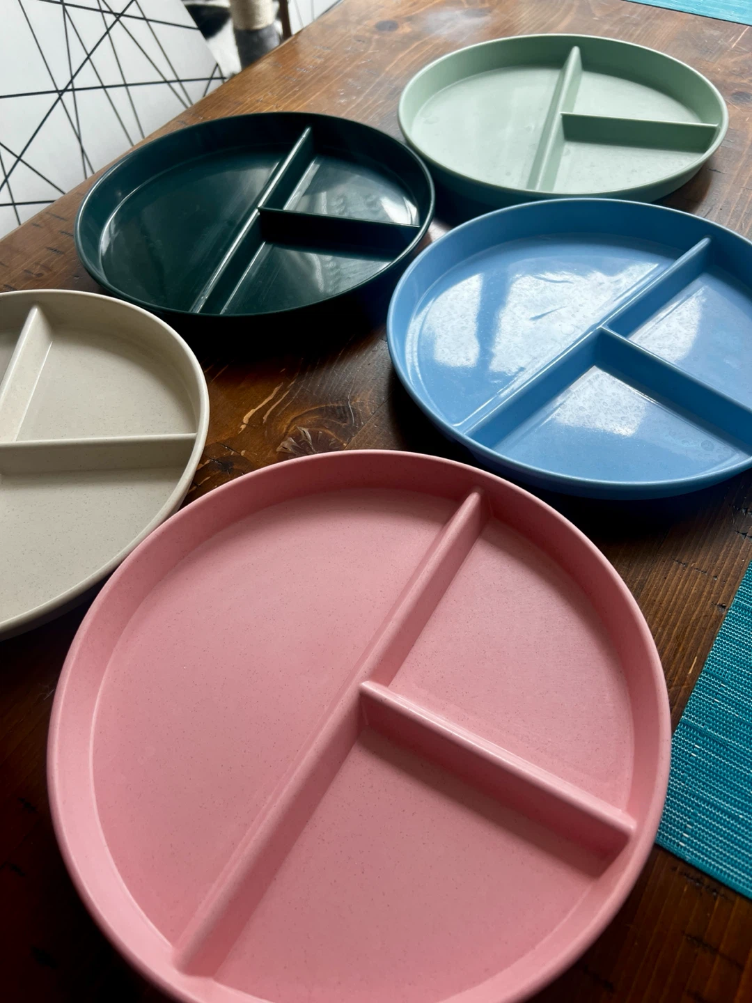 Set of 5 Portion Control Plates - photo 2