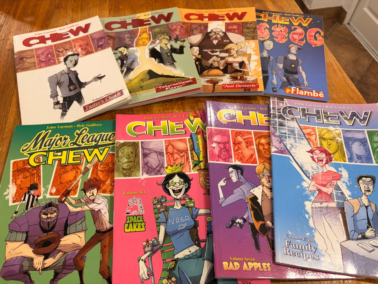 Chew Comic Book Volumes 1-8