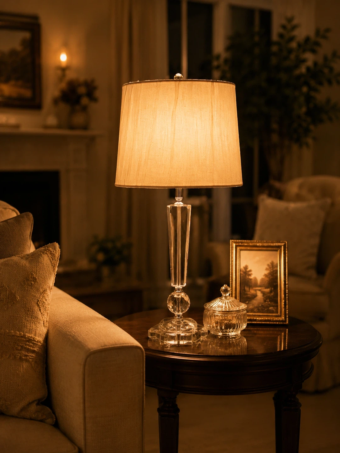 Crystal Table Lamp