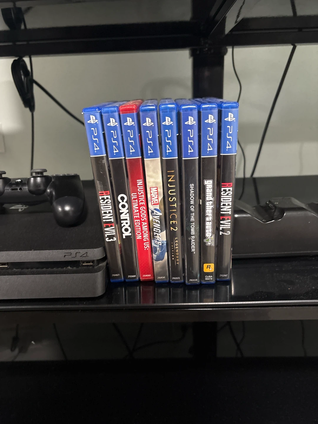 Sony PlayStation 4 Slim Console with Controller and Games - photo 2
