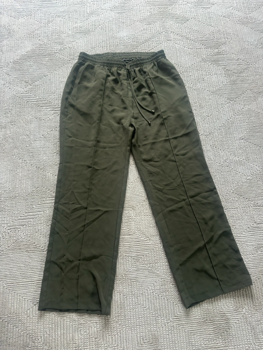 Primark Green Wide Leg Pants - Size L