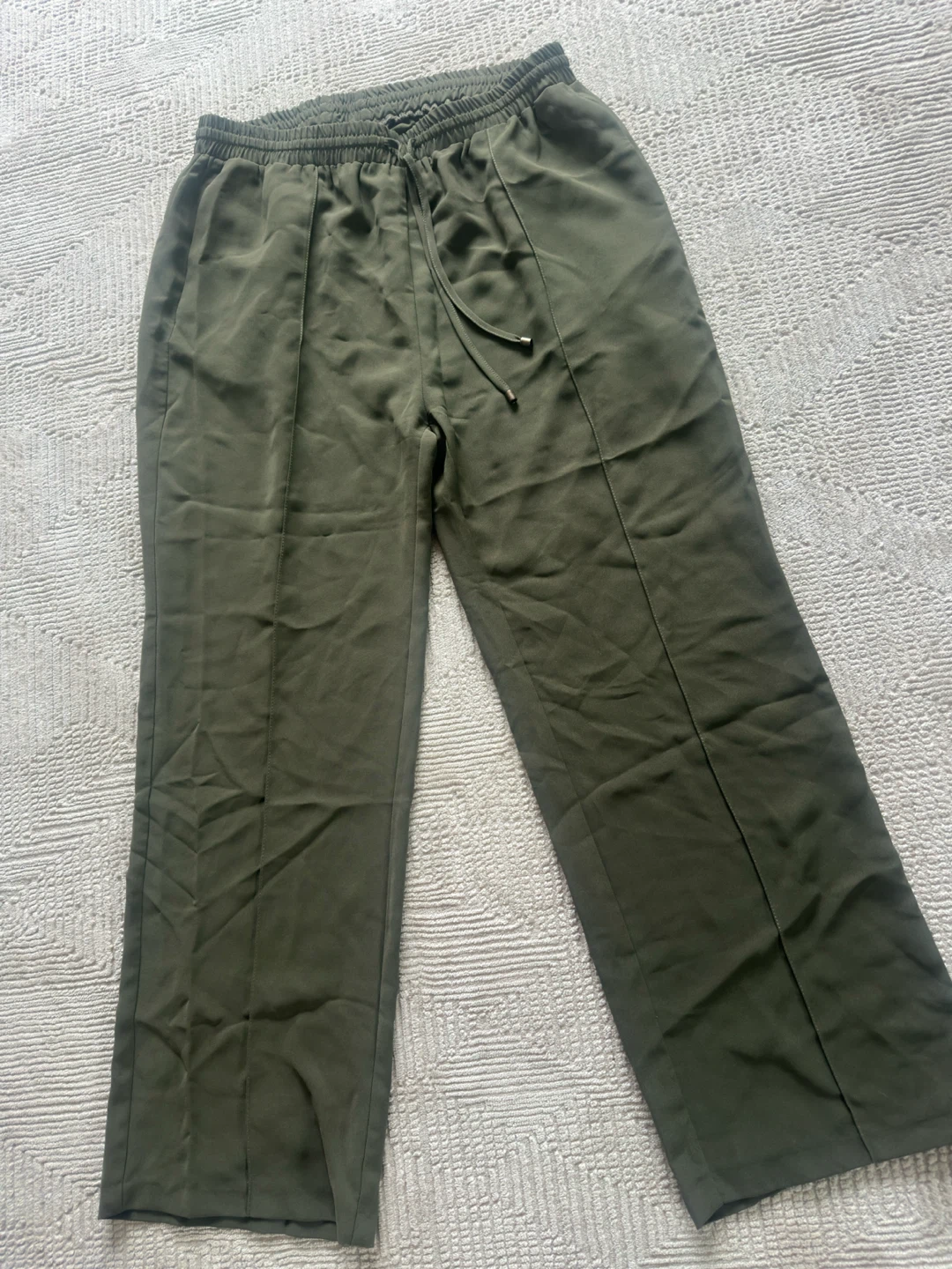 Primark Green Wide Leg Pants - Size L - photo 2