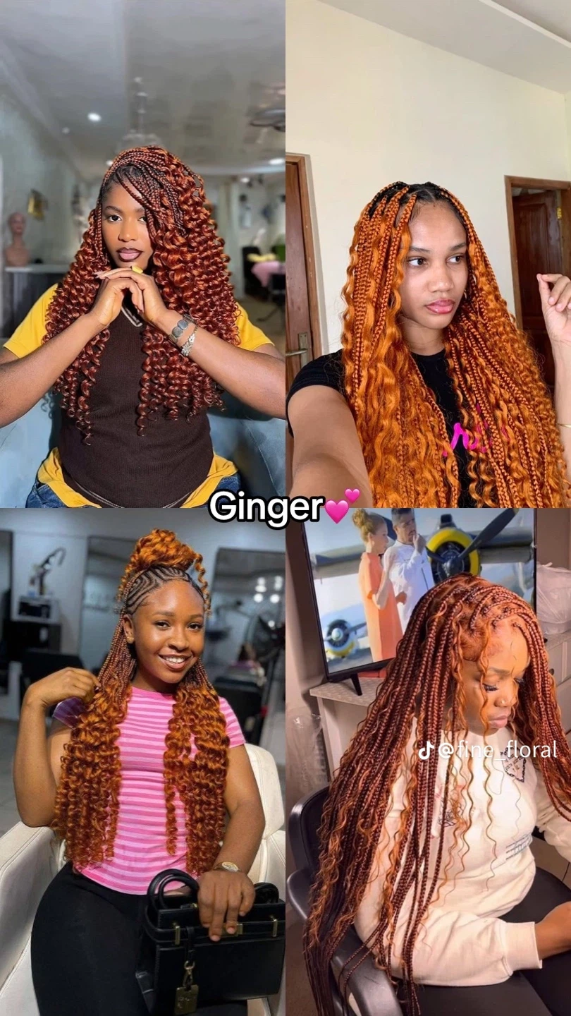 Curly Braids Hair Extensions French curls - photo 2