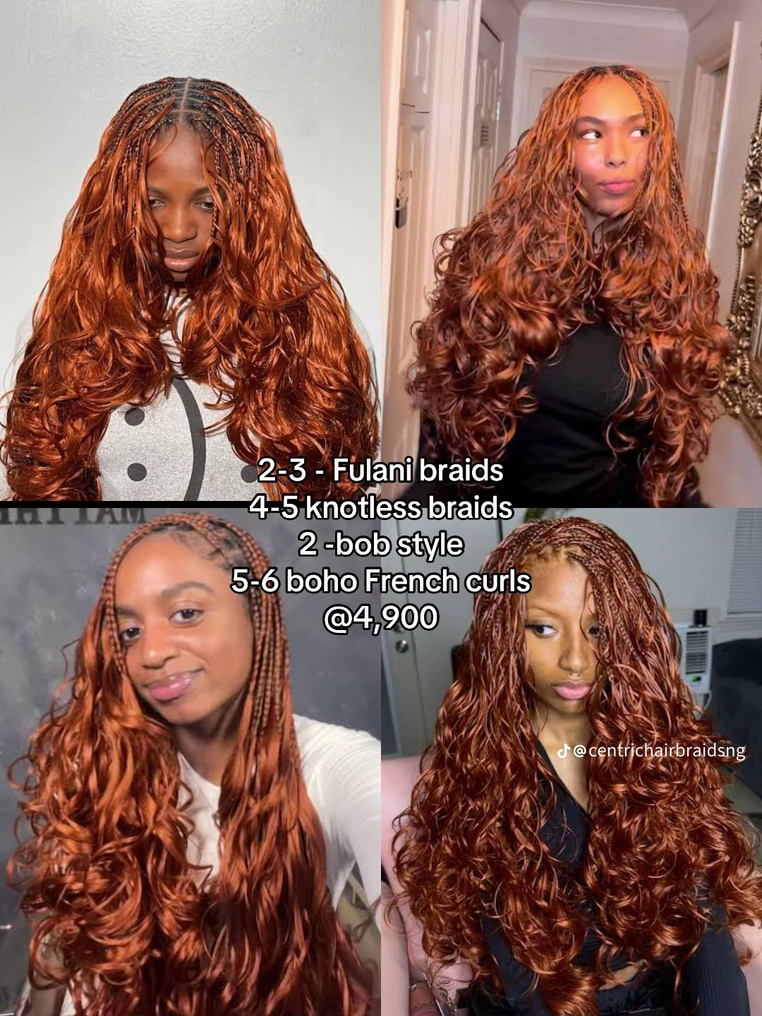 Curly Braids Hair Extensions French curls - photo 3