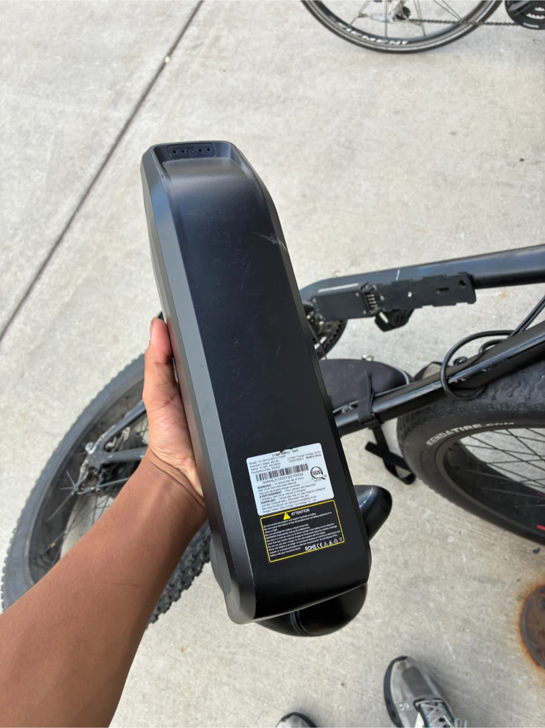 Black Electric Bike Battery - photo 4