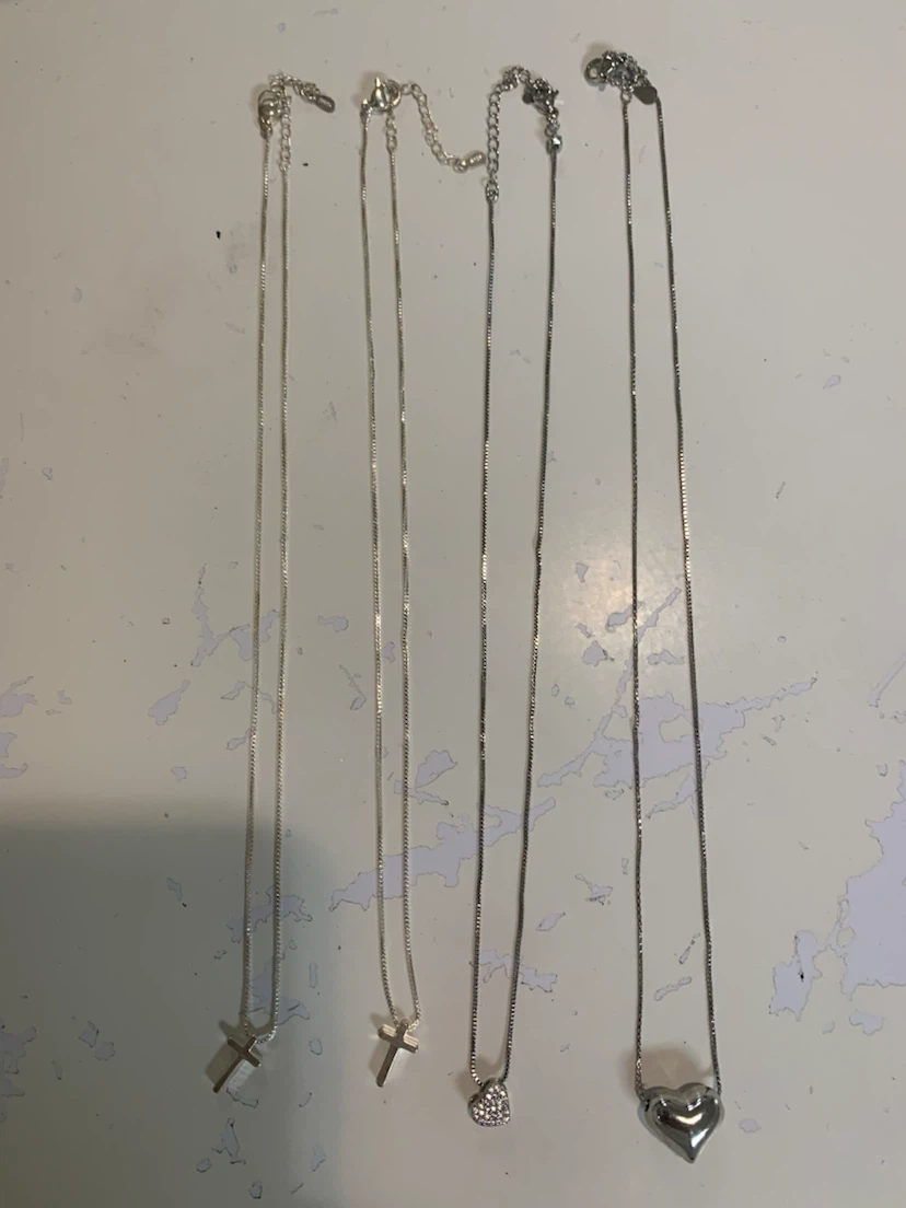 16” 925 sterling silver necklaces