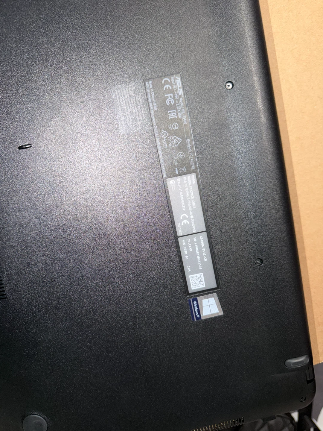 ASUS LAPTOP X540UAR intel core i3-6006U - photo 5