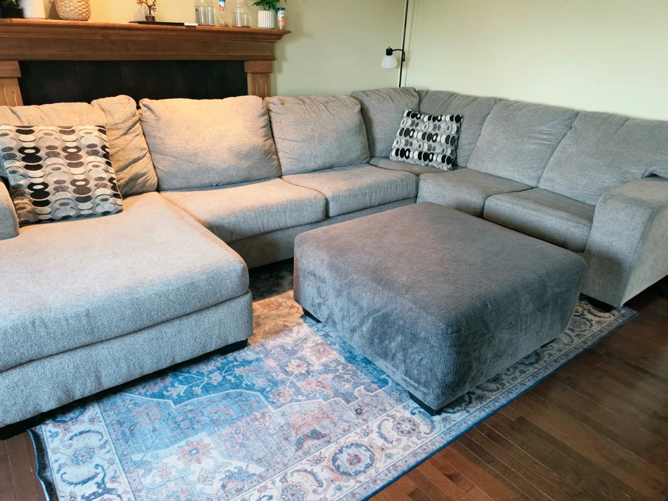 Ashley Ballinasloe 3 Piece Sectional - Platinum / Left Facing - photo 4