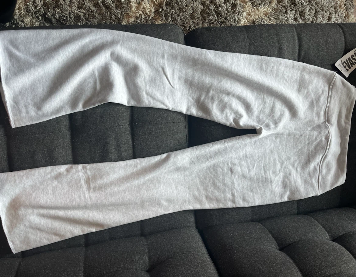 EVASÉE Flare Athletic Pants - Grey - photo 3