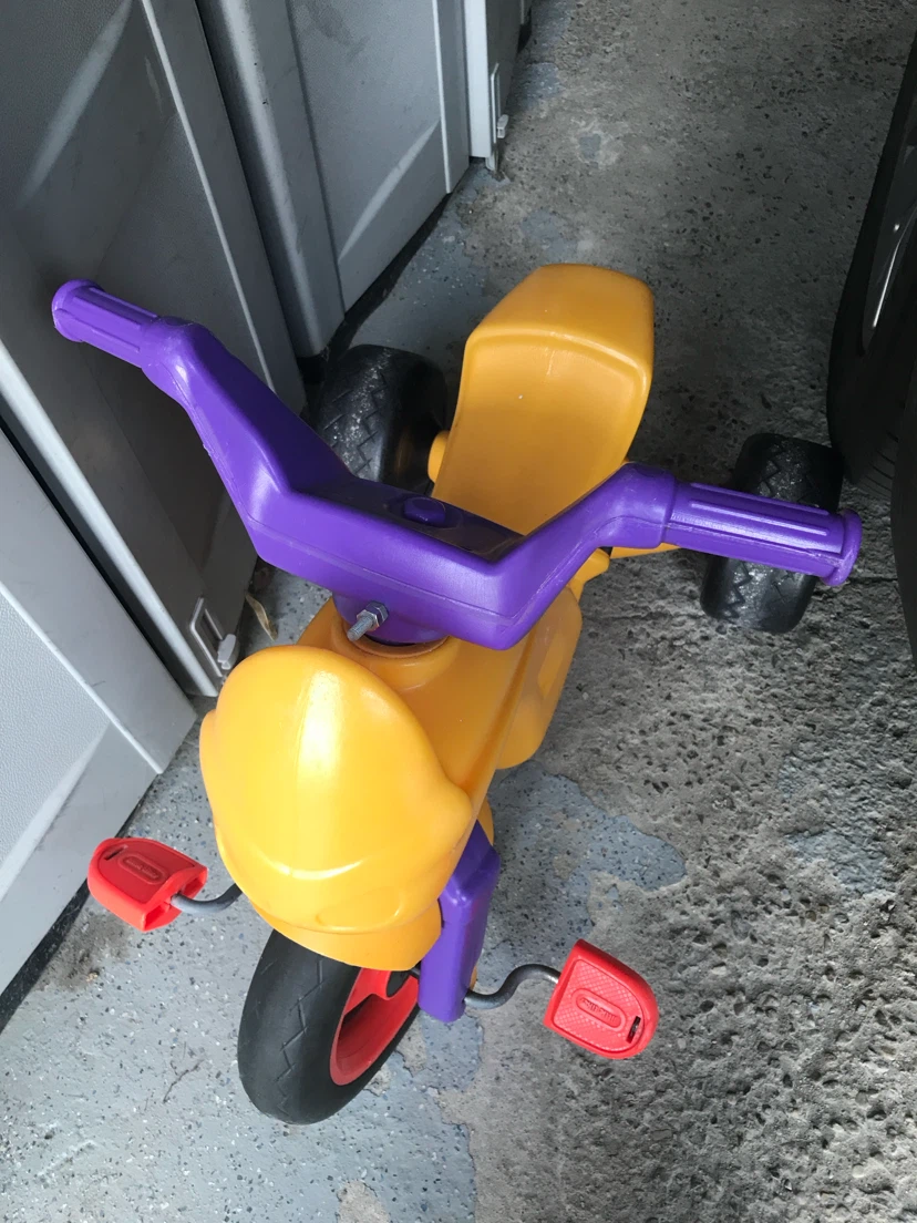 Little Tikes Yellow and Purple Tricycle - photo 2