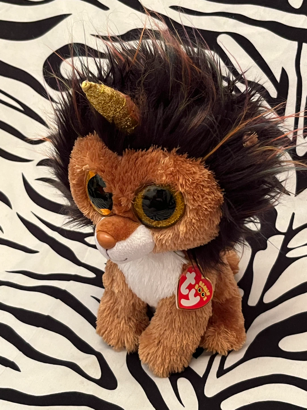 🖤 Ramsey the UniLion 10 inch Ty Beanie Boos 🖤 - photo 2