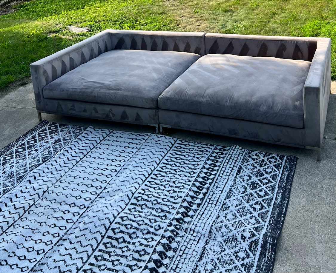 Grey Sofa Couch - photo 4