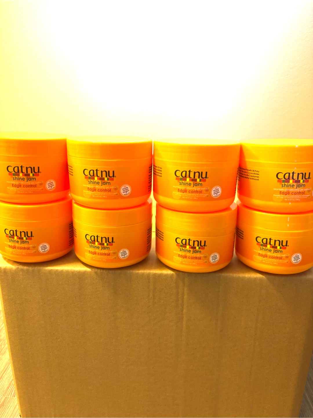 Catnu Shine Jam Edge Control Hair Gel (Pack of 8)