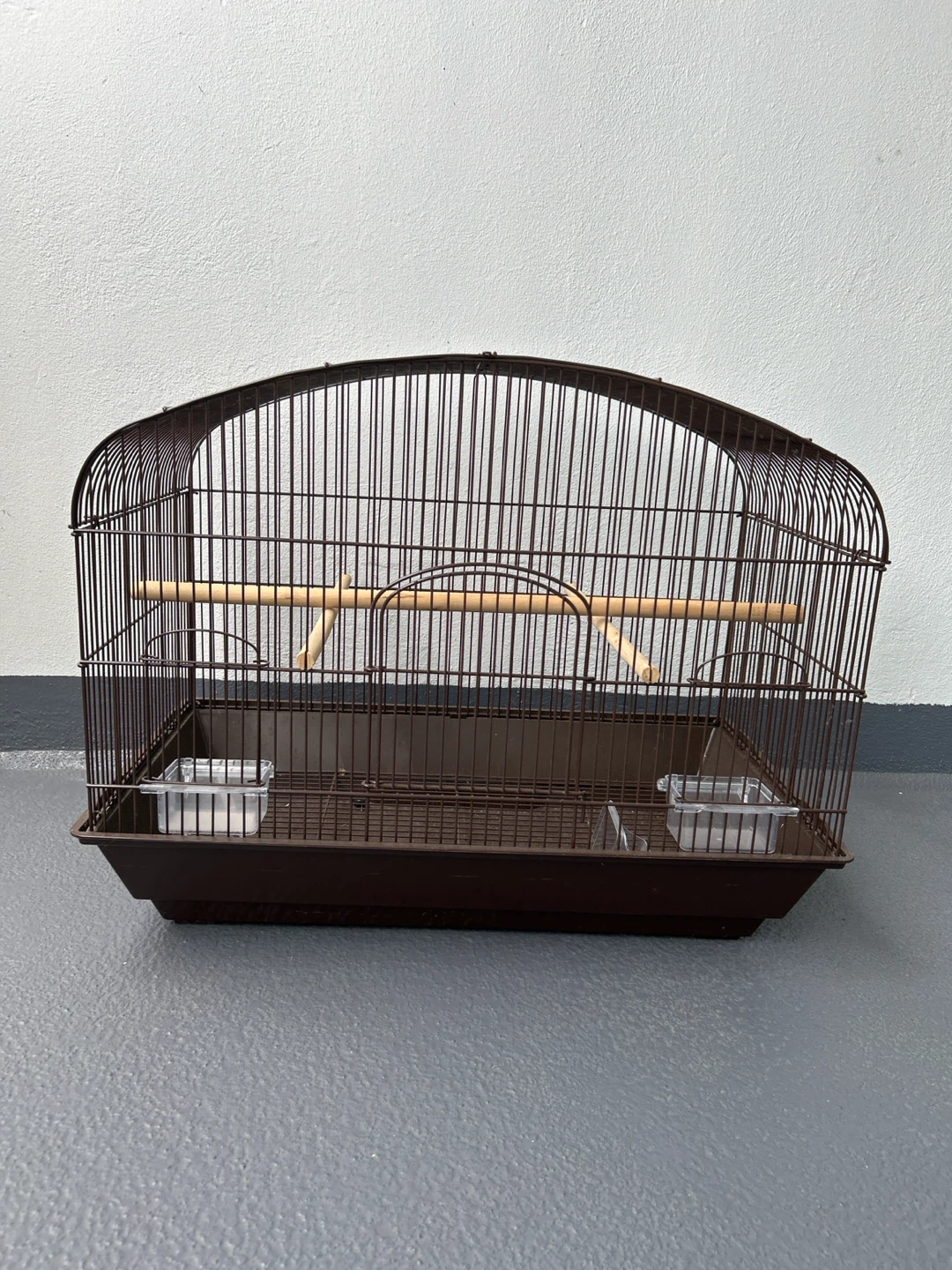 NEGOTIABLE, BIG Bird Cage with Perches and Feeders