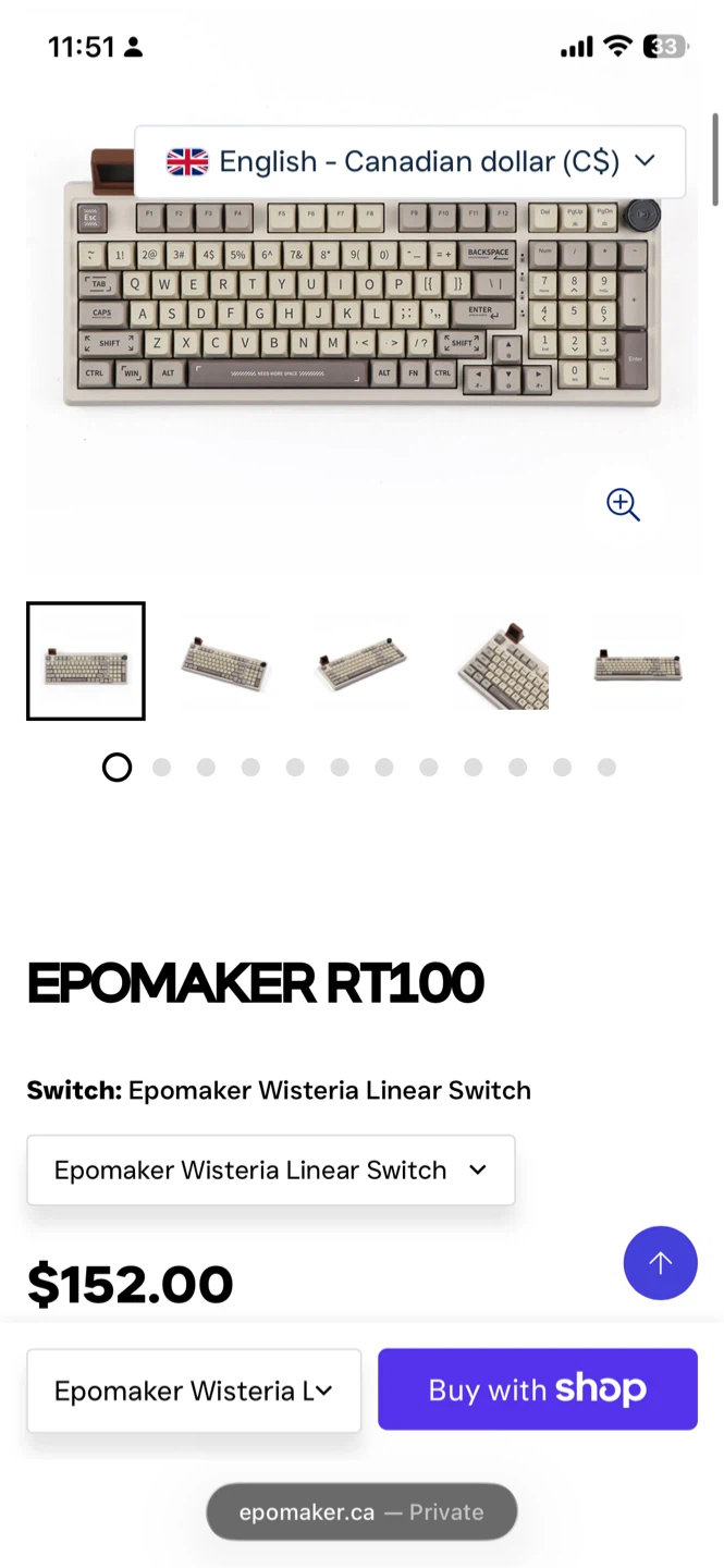 Epomaker RT100 Mechanical Keyboard - photo 4