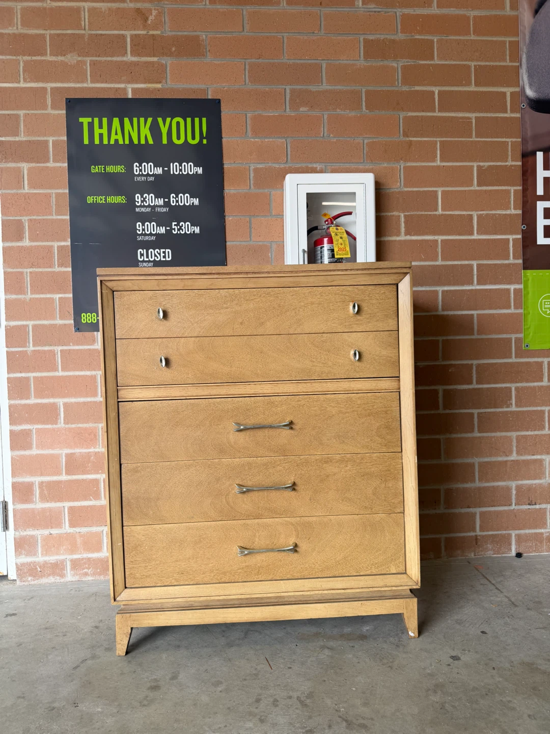 Mid-Century Modern Tallboy Dresser