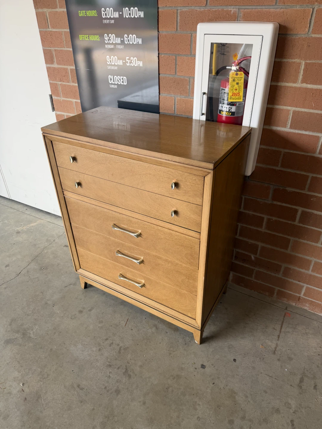 Mid-Century Modern Tallboy Dresser - photo 2