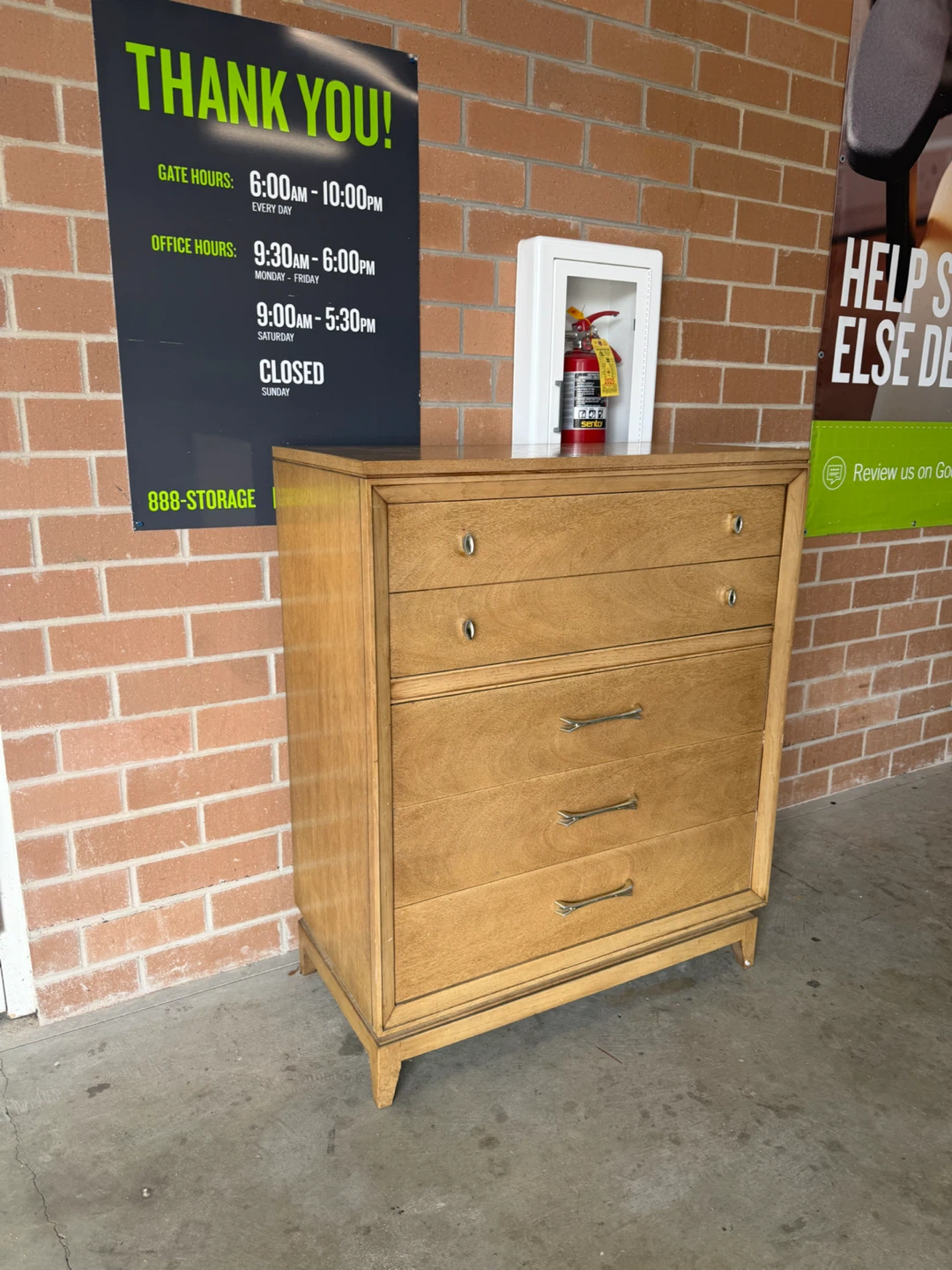 Mid-Century Modern Tallboy Dresser - photo 5