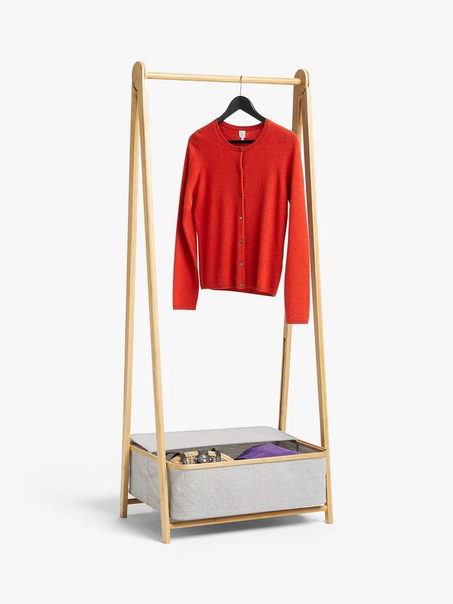 Cloth rack with storage box - photo 3