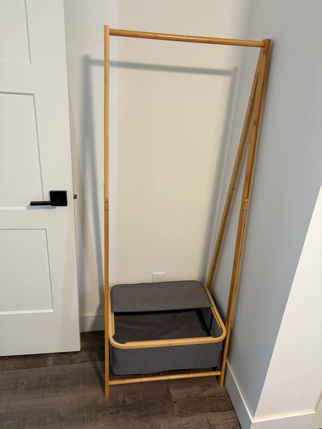 Cloth rack with storage box - photo 2
