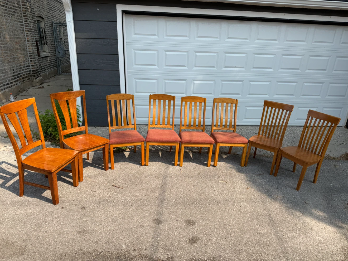 Set of 8 dining chairs - photo 2
